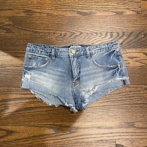 Free people Jean shorts